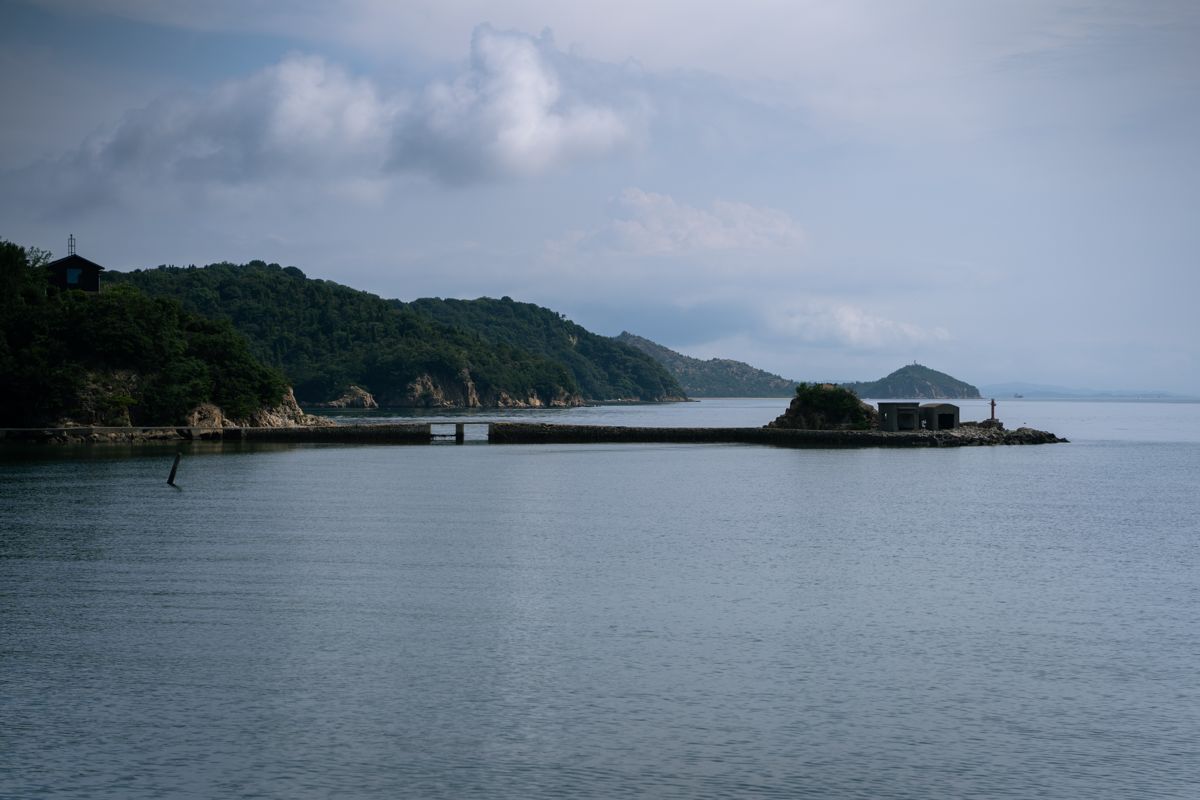 直島の静かな海